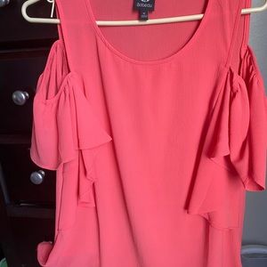 Bobeau Cold Shoulder blouse-new